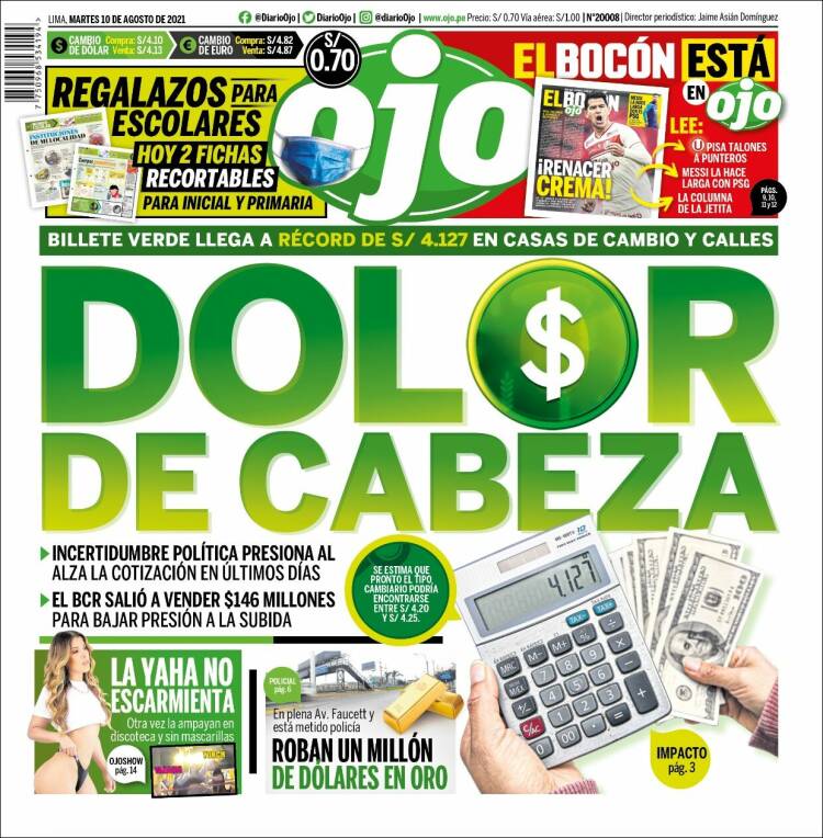 Portada de Ojo (Per&uacute;)