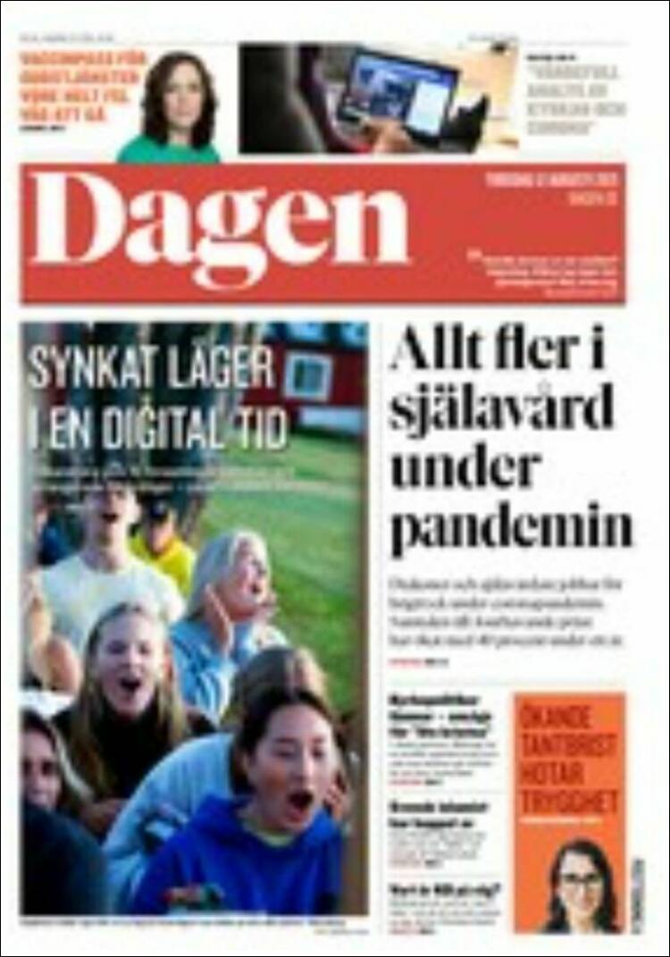 Portada de Dagen (Suecia)