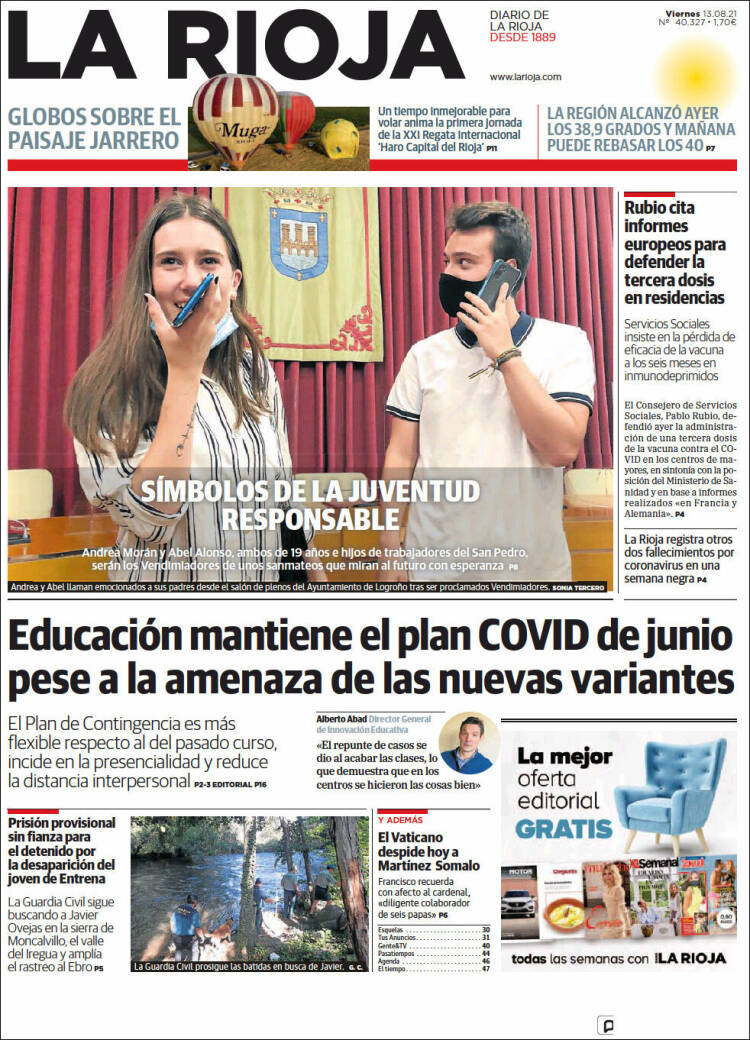 Portada de La Rioja (Espa&ntilde;a)