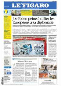 Portada de Le Figaro (Francia)