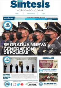 Portada de Síntesis Nacional (Mexique)