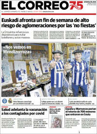 Portada de El Correo - Álava (Espa&ntilde;a)