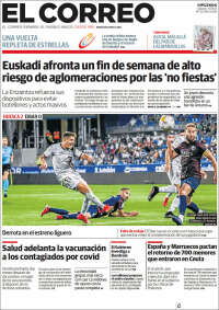 Portada de El Correo - Guipuzcoa (Espa&ntilde;a)