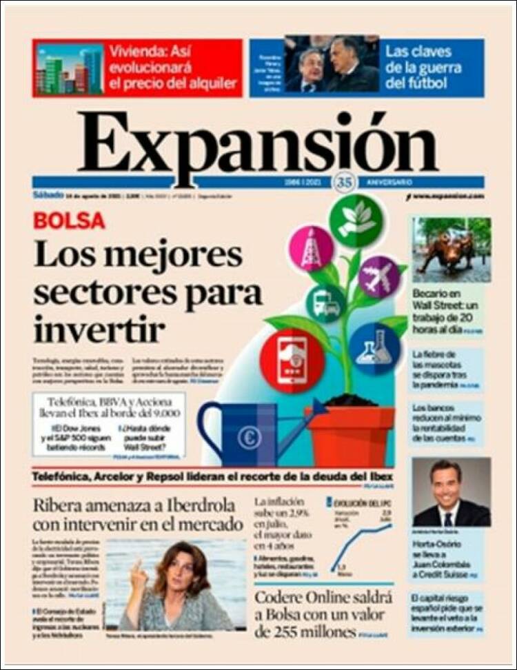 Portada de Expansión (Espa&ntilde;a)
