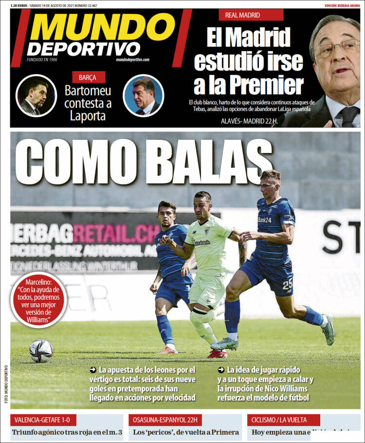 Portada de Mundo Deportivo Bizkaia (Espa&ntilde;a)