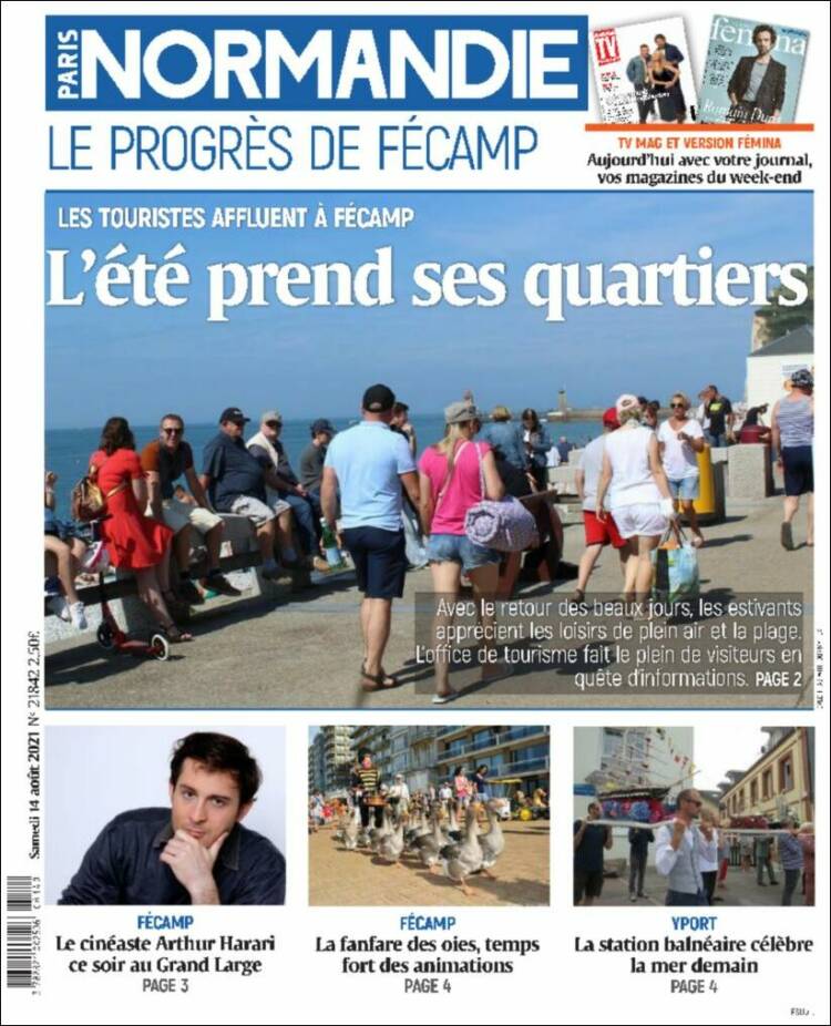 Portada de Progres de Fecamp (Francia)