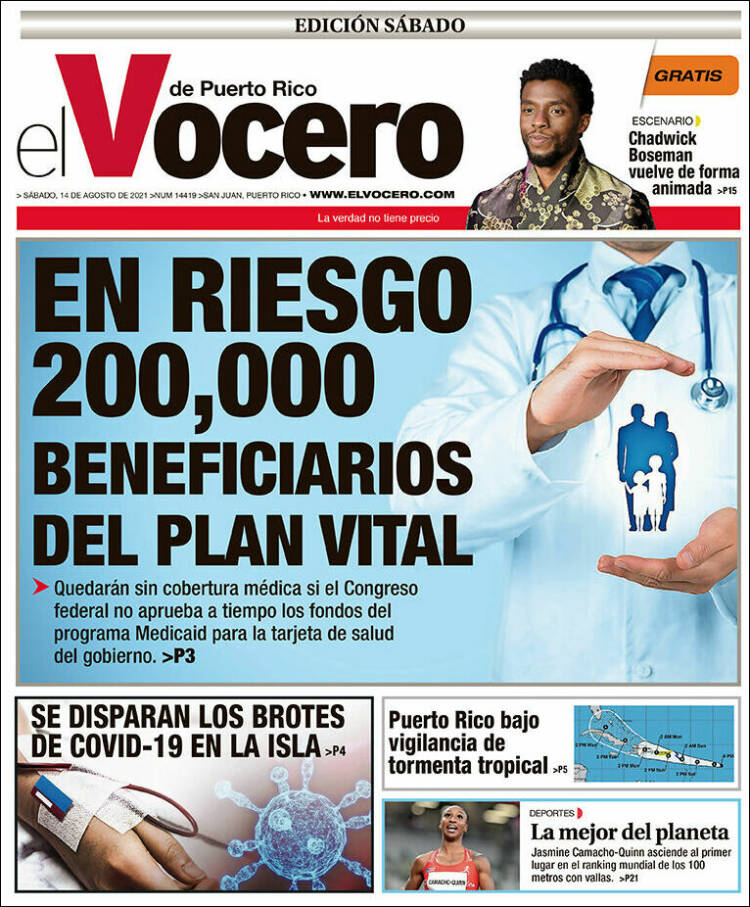 Portada de Vocero (Puerto Rico)