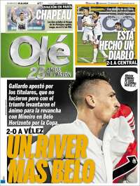 Portada de Olé (Argentina)