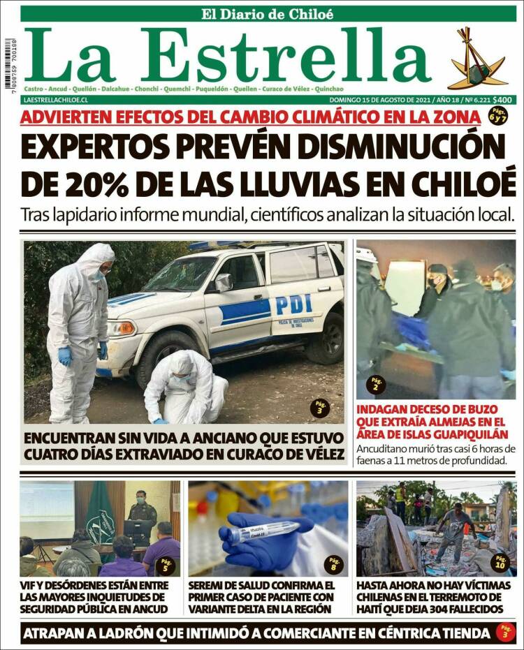 Portada de Estrella de Chiloé (Chile)