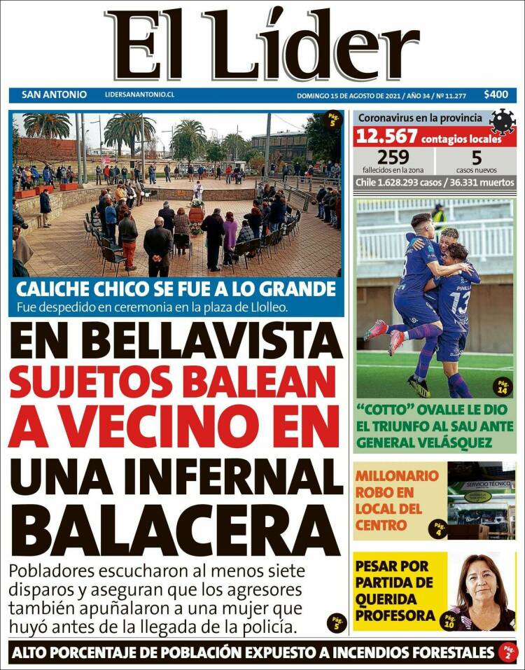 Portada de Lider de San Antonio (Chile)