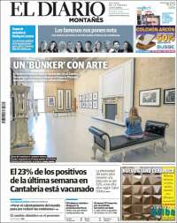 Portada de El Diario Montañés (España)