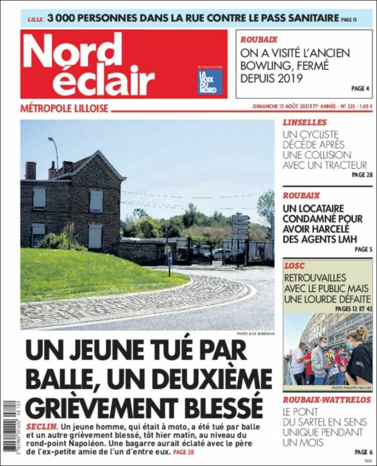 Portada de Nord Éclair (Francia)