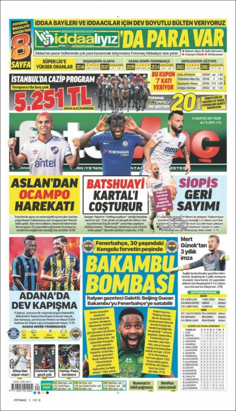 Portada de Fotomaç (Turqu&iacute;a)