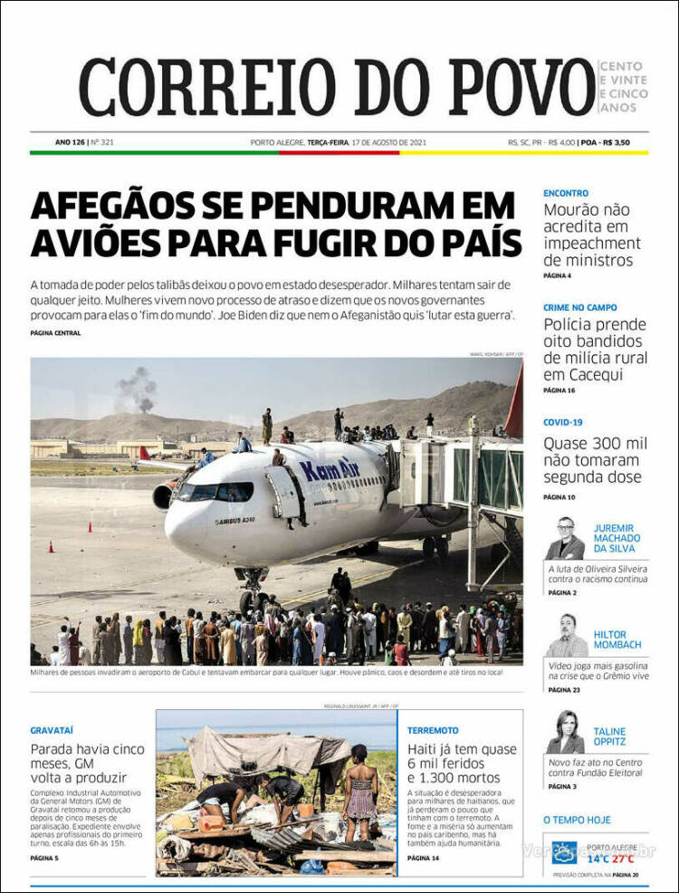 Portada de Correio Do Povo (Brasil)