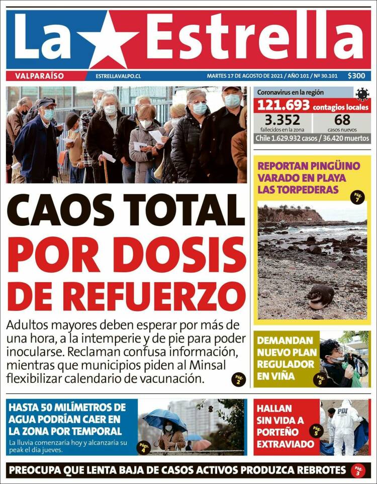 Portada de Estrella de Valparaiso (Chile)
