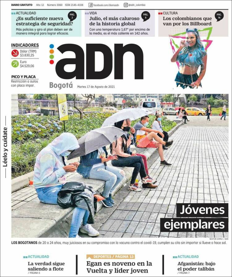 Portada de ADN - Bogotá (Colombia)