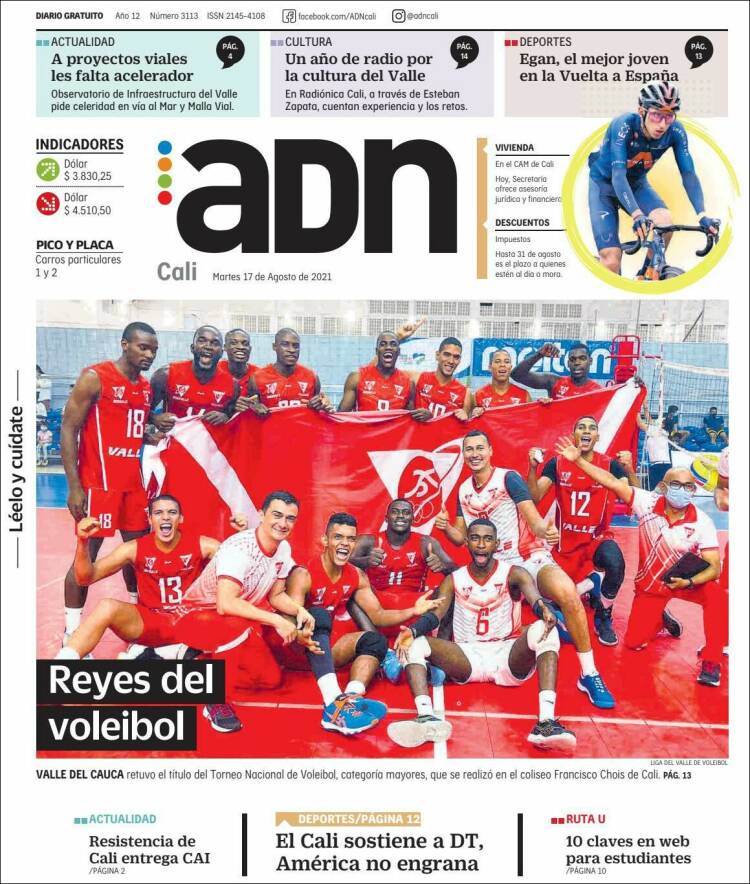 Portada de ADN - Cali (Colombia)