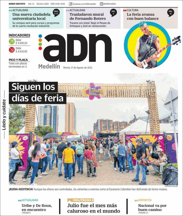 Portada de ADN - Medellín (Colombia)