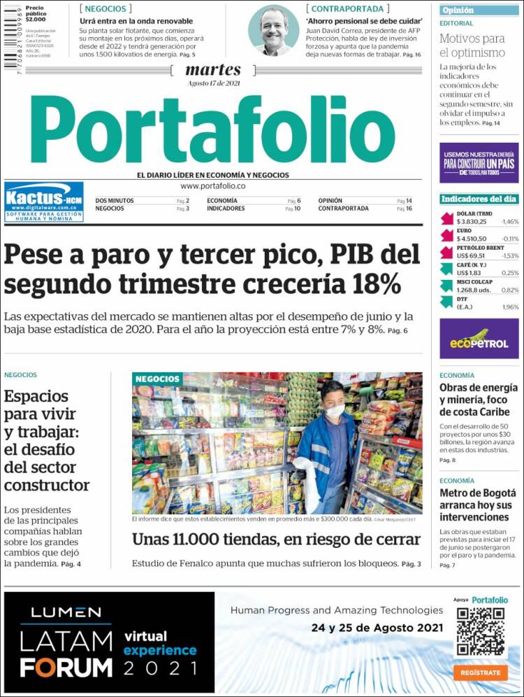 Portada de Portafolio (Colombia)