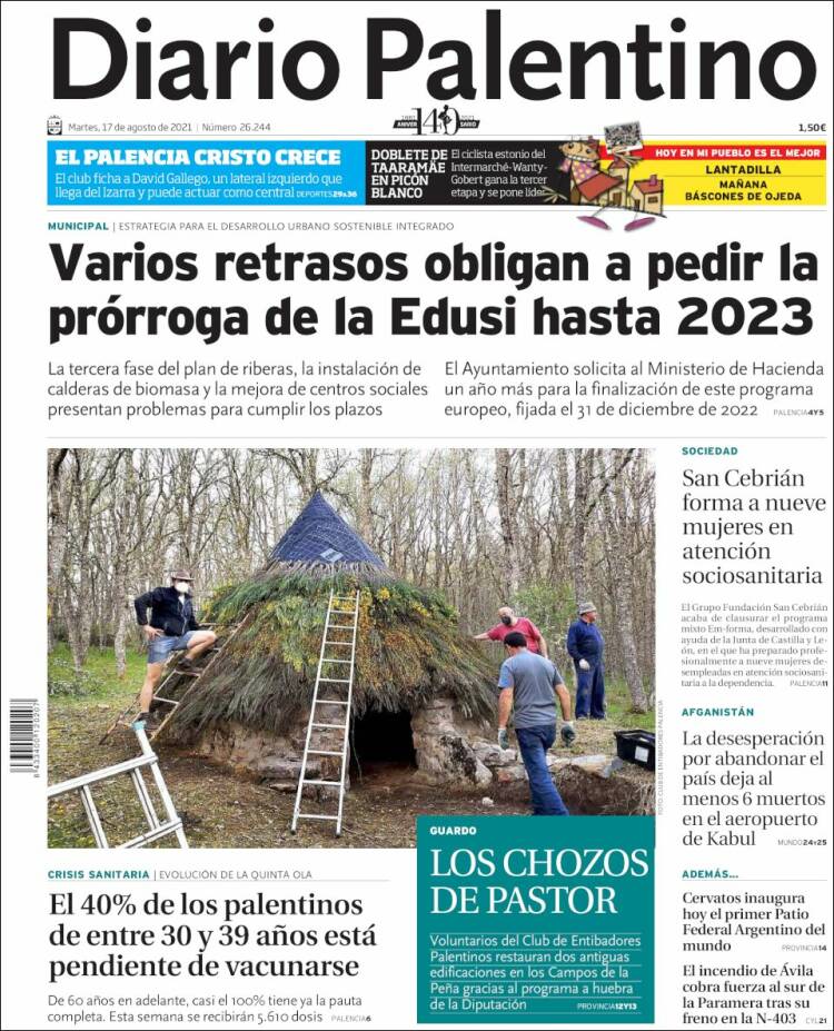 Portada de Diario Palentino (Espa&ntilde;a)