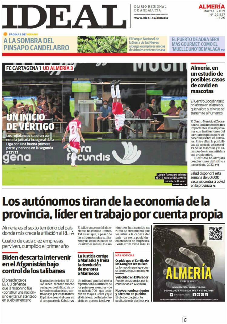 Portada de Ideal Almeria (Espa&ntilde;a)