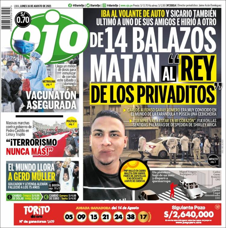Portada de Ojo (Per&uacute;)