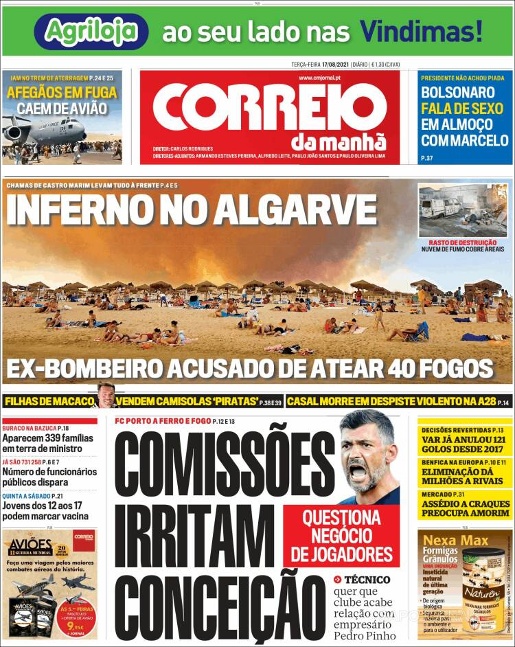Portada de Correio da Manhã (Portugal)