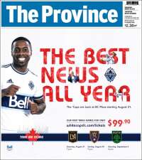 Portada de The Province (Canadá)