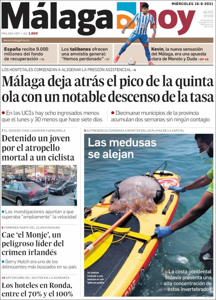 Portada de Málaga Hoy (Espa&ntilde;a)