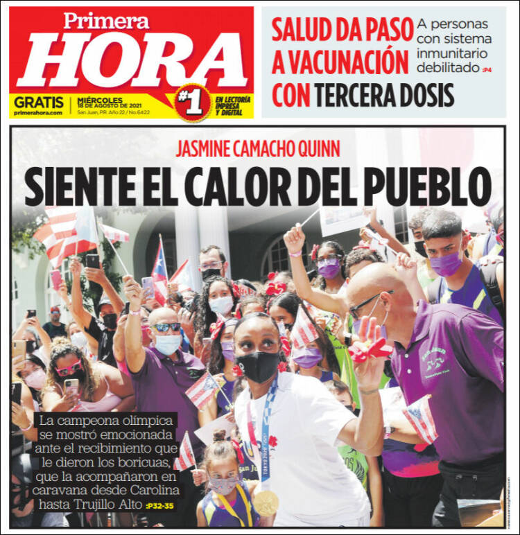 Portada de Primera Hora (Puerto Rico)