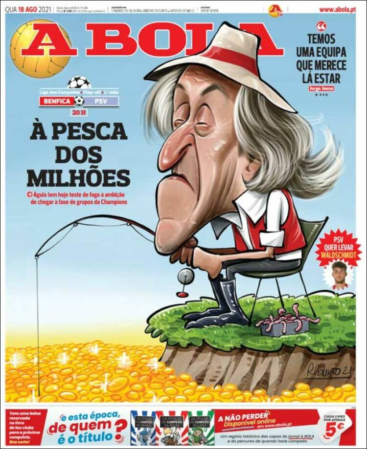 Portada de A Bola (Portugal)