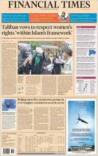 Portada de Financial Times - USA (États-Unis)