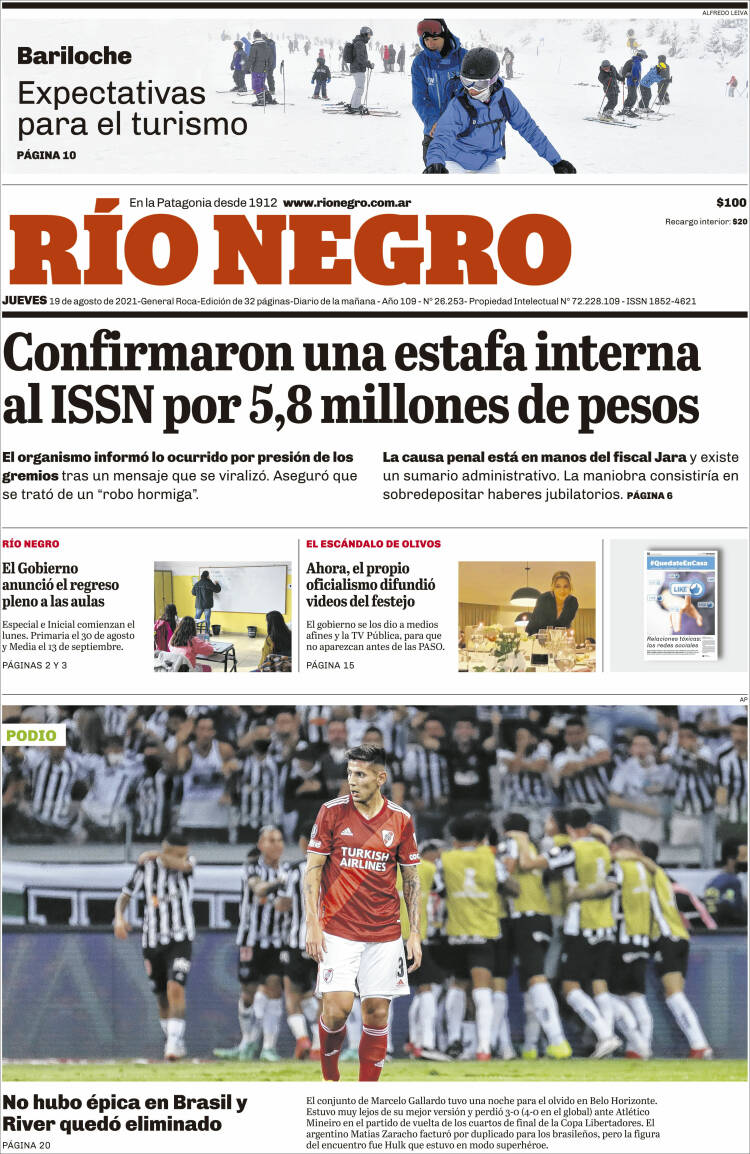 Portada de Rio Negro (Argentina)