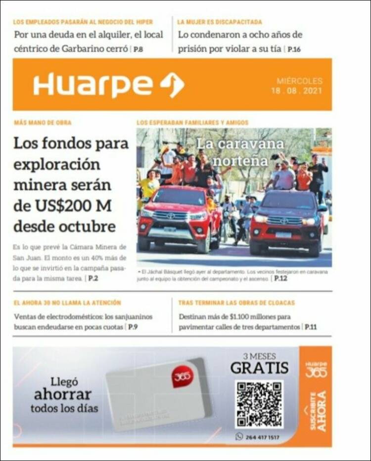 Portada de Huarpe (Argentina)