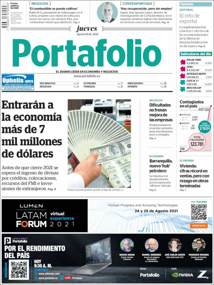 Portada de Portafolio (Colombia)