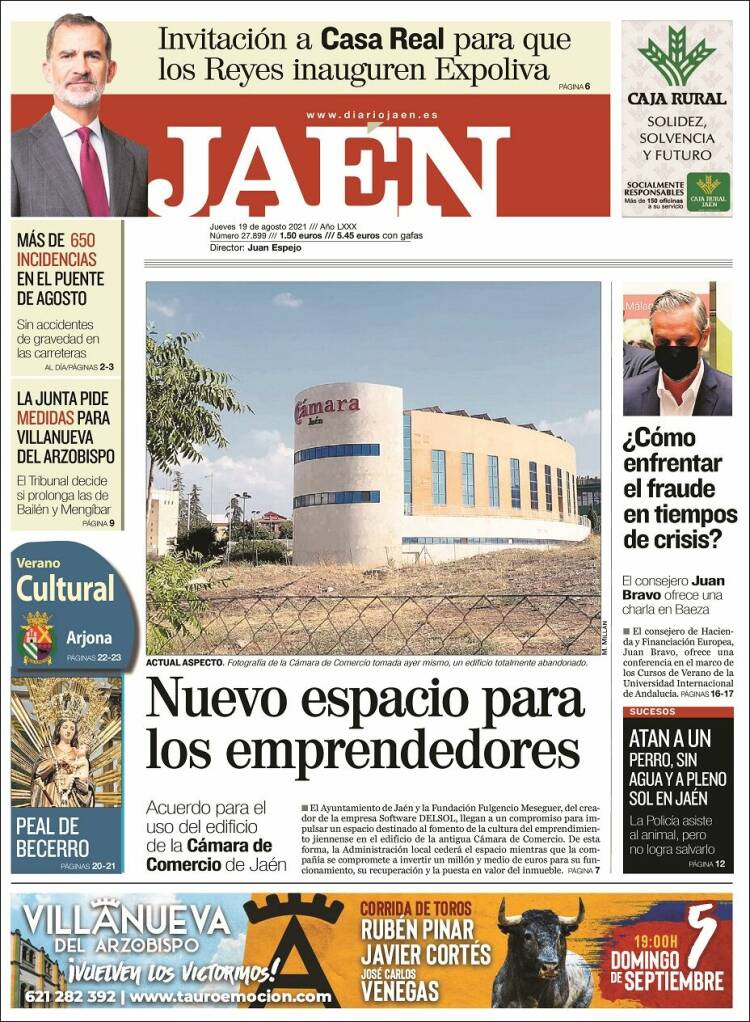 Portada de Diario Jaén (Espa&ntilde;a)