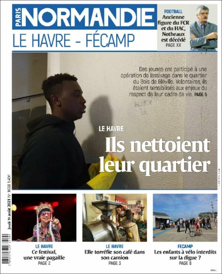 Portada de Le Havre Libre (Francia)