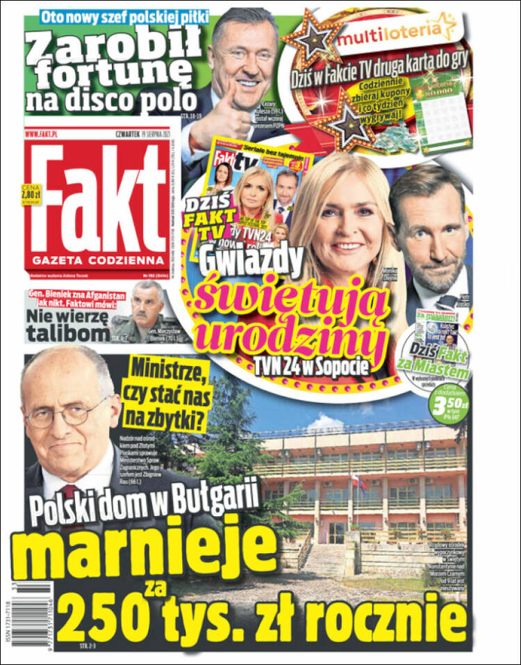 Portada de Fakt (Polonia)