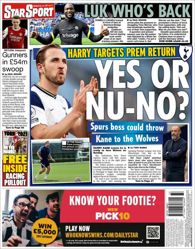 Portada de Star Sport (Reino Unido)