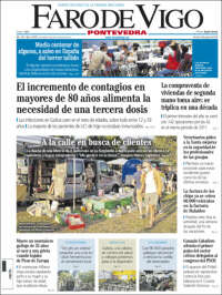 Portada de El Faro de Vigo - Pontevedra (Espa&ntilde;a)