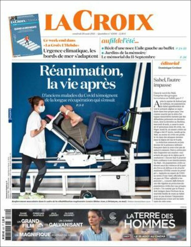 Portada de La Croix (Francia)