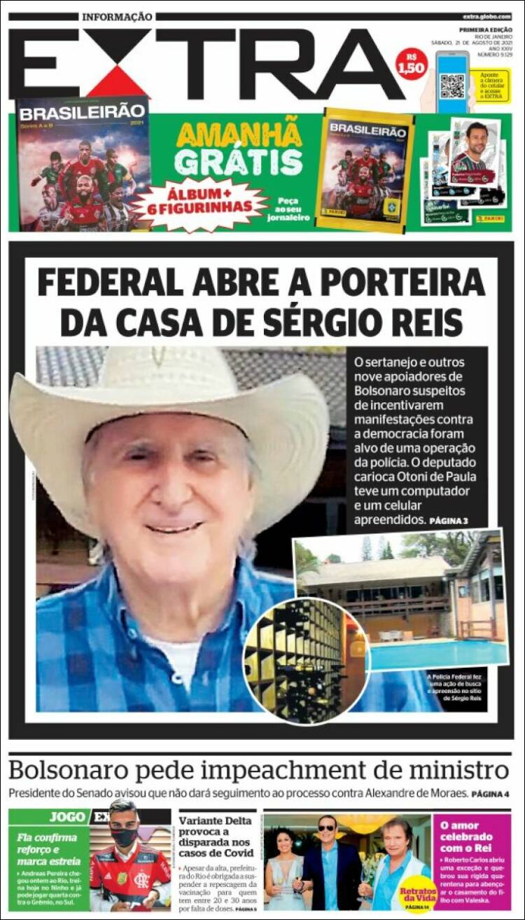 Portada de Extra (Brasil)
