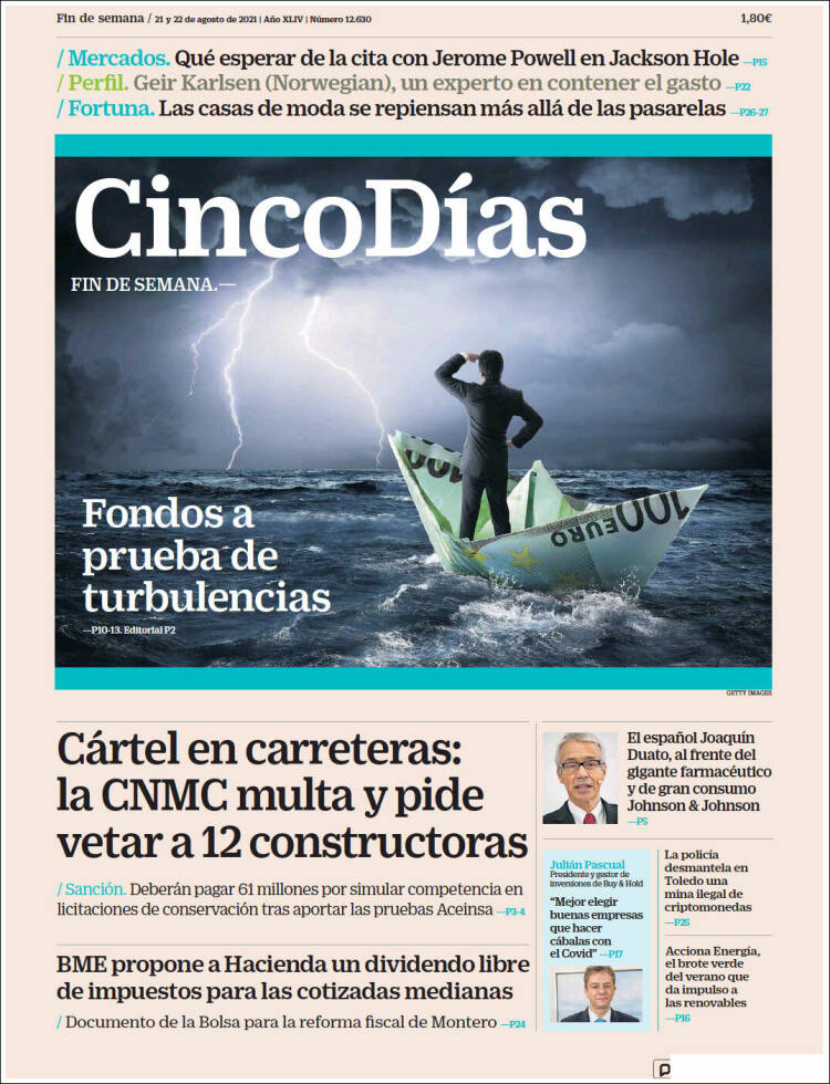 Portada de Cinco Días (Espa&ntilde;a)