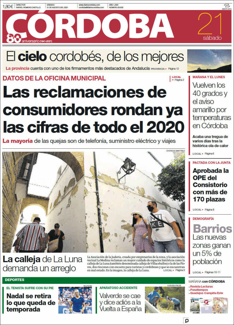 Portada de Diario de Córdoba (Espa&ntilde;a)