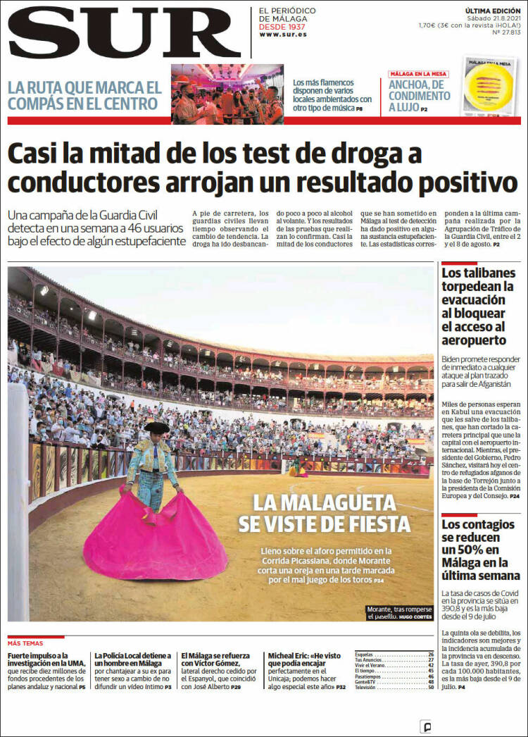 Portada de Diario el Sur (Espa&ntilde;a)