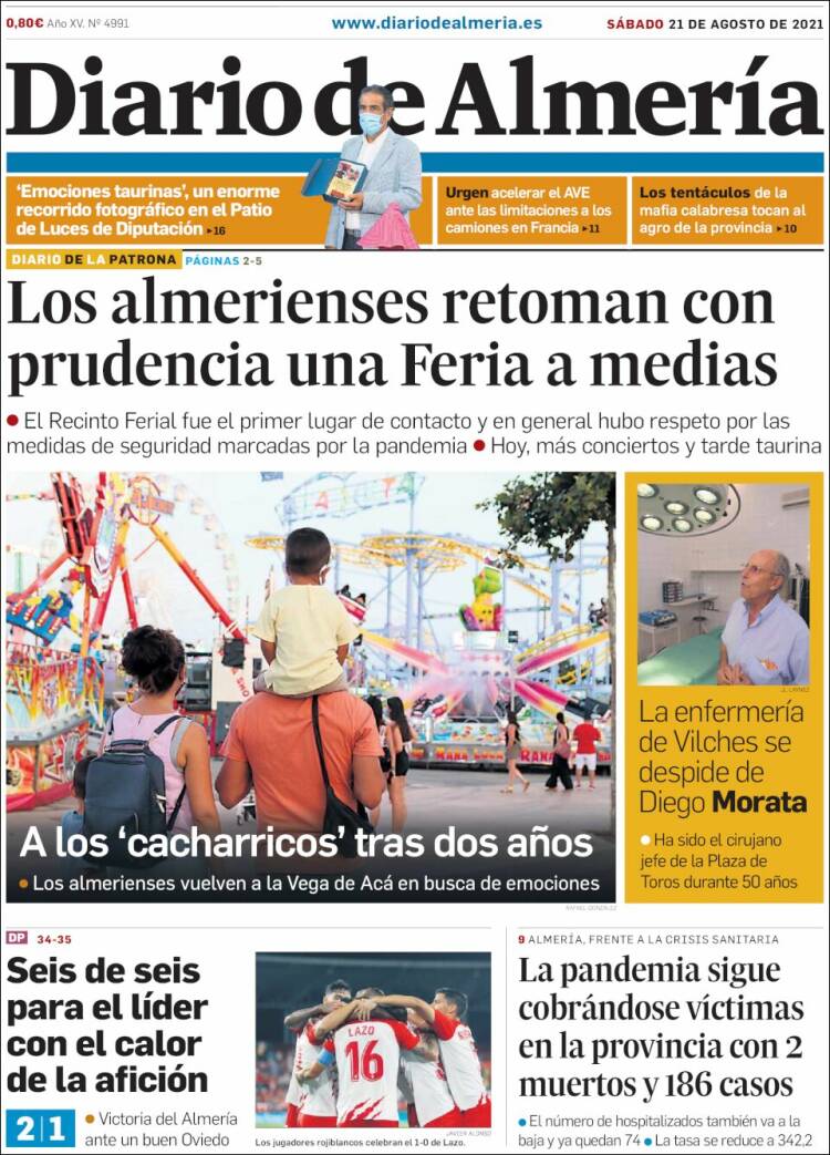 Portada de Diario de Almería (Espa&ntilde;a)