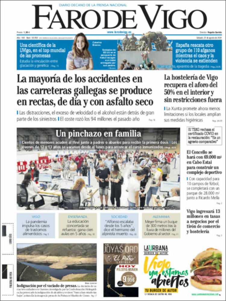 Portada de Faro de Vigo (Espa&ntilde;a)