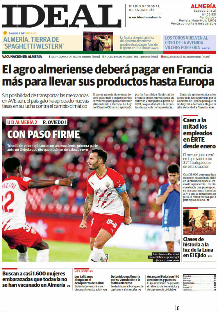 Portada de Ideal Almeria (Espa&ntilde;a)