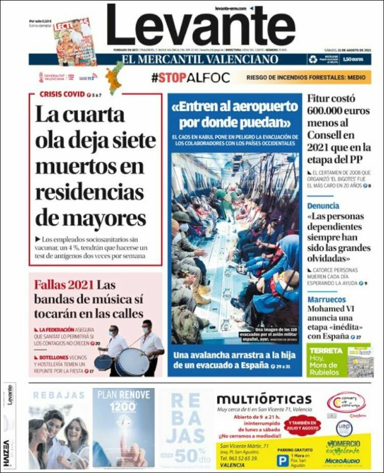 Portada de Levante (Espa&ntilde;a)
