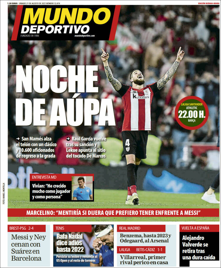 Portada de Mundo Deportivo Bizkaia (Espa&ntilde;a)